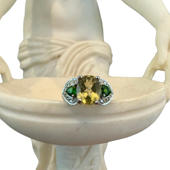 Vintage Gorgeous citrine gemstone ring - Picture 4 of 11